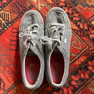 Keds Gray Canvas Sneakers